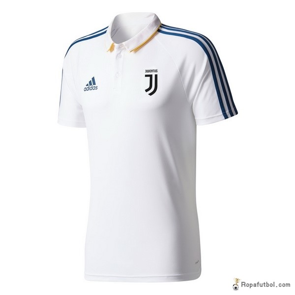 Polo Juventus 2017/18 Blanco Azul